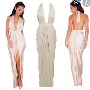 House of CB Salima Dress (champagne)